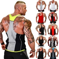 zogaa mens tank top gym workout fitness bodybuilding tops sleeveless vest male cotton clothing casual singlet vest undershirt