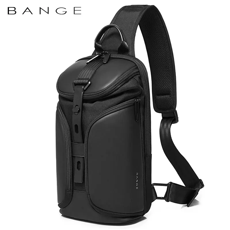 

Сумка-мессенджер Мужская через плечо BANGE, водонепроницаемая, с выходом USB для зарядки, 2020