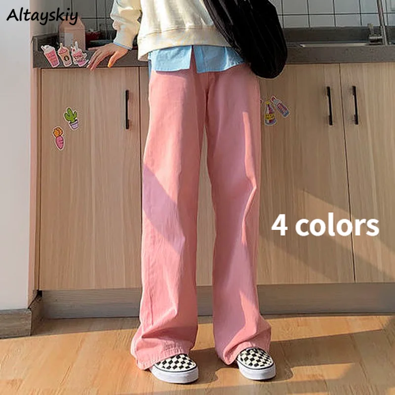 

Джинсы женские в стиле бойфренд, шикарные Популярные летние простые Универсальные джинсовые женские прямые брюки для девушек в стиле Харадзюку, 2021