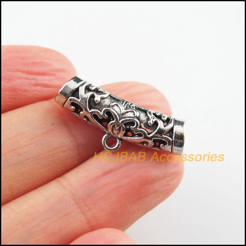 Модная обувь на каблуке 10 шт. Тибетский серебристый цвет с принтами волны и цветы