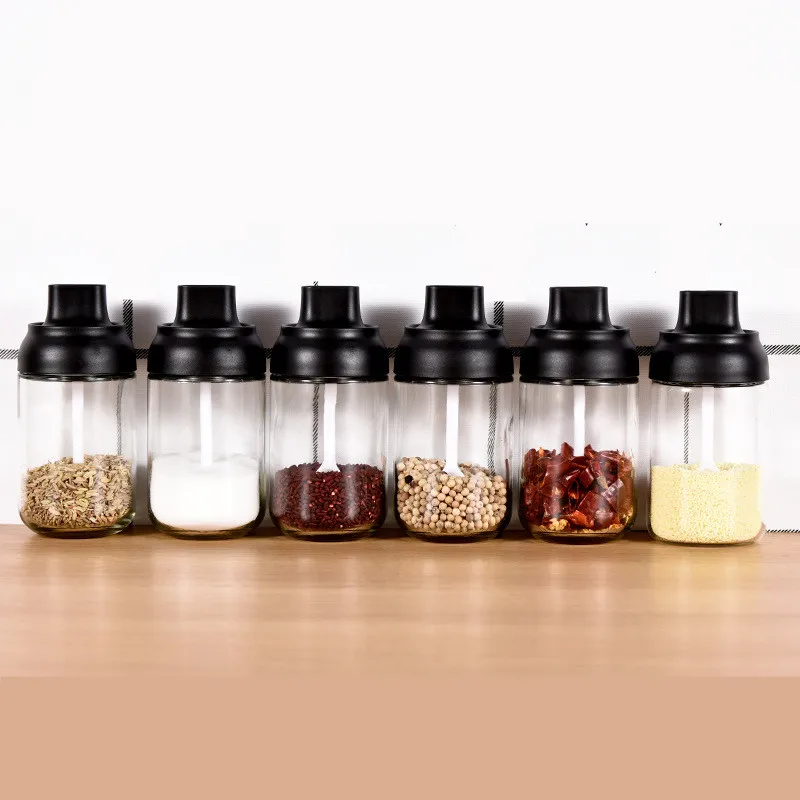 Герметичные банки для приправ Кухонный Контейнер хранения стеклянный контейнер