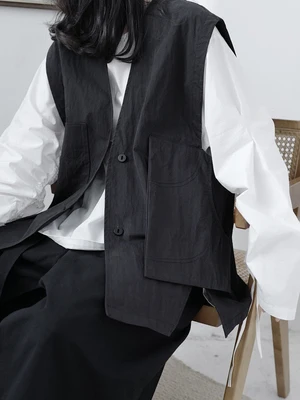 Дизайнерский Темный жилет с изображением миноритета нестандартная куртка