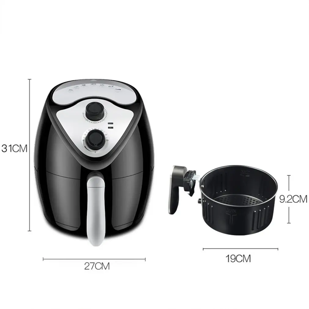 

Air Fryer High-capacity Low Fat Healthy Air Fryer Fries Machine Deep Frying Pan for Healthy Oil Free Cooking 1300W/2.6L