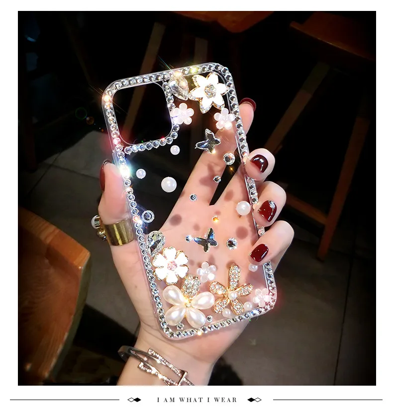 Rhinestone Diamond Bling Perfume Bottle Phone Case For Huawei P8 P9 P10 P20 P30 P40 Pro Lite Mate 10 20 30 Luxury Cover | Мобильные
