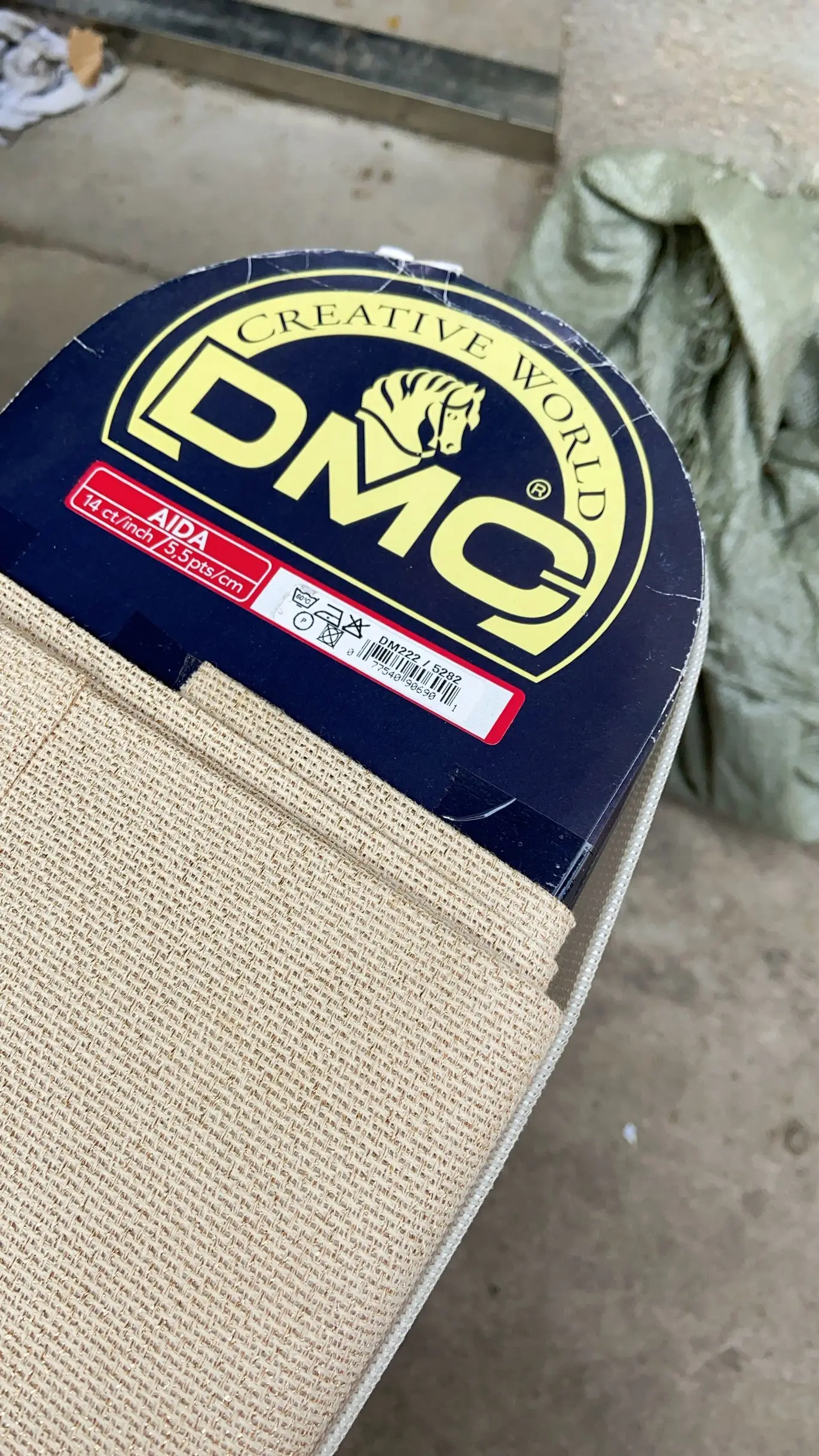 DMC ткань/aida сток 100% хлопок 14CT 30*30 см вышивка крестиком Аида холст ткань 25 цветов на