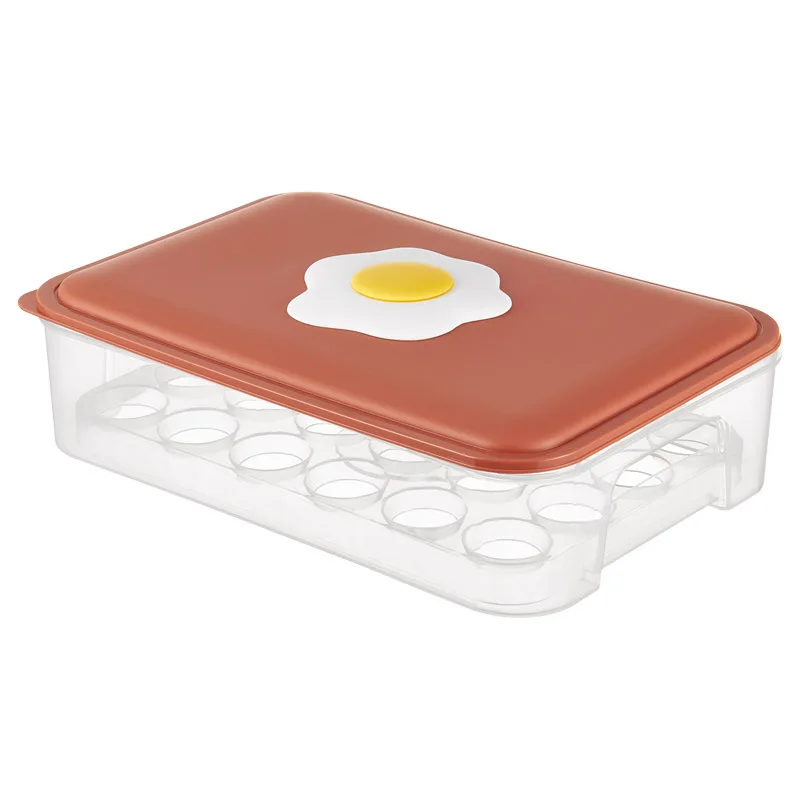Коробка для хранения яиц с крышкой пластиковая коробка ящик холодильника лоток