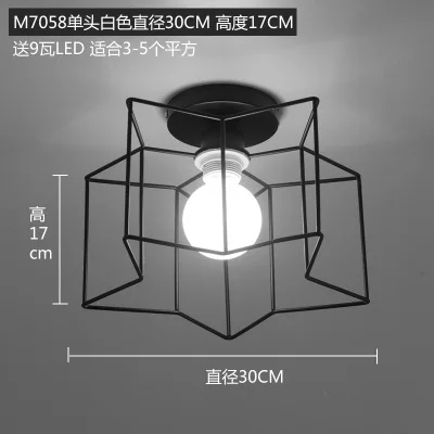 

nordic led ceiling light led ceiling light Living Room balcony porch restaurant AC85-265V home decoration