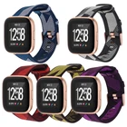 Холщовый ремешок, совместимый с Fitbit VersaVersa 2Fitbit Versa Lite, Классический холщовый и мягкий спортивный ремешок, сменный Браслет для F