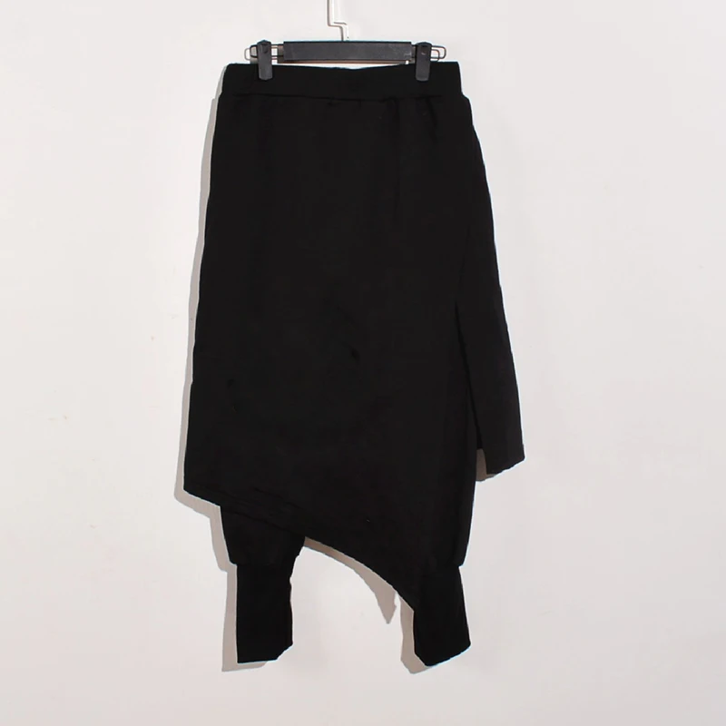 Мужские шаровары в стиле ретро свободные двухслойные штаны с принтом непальском