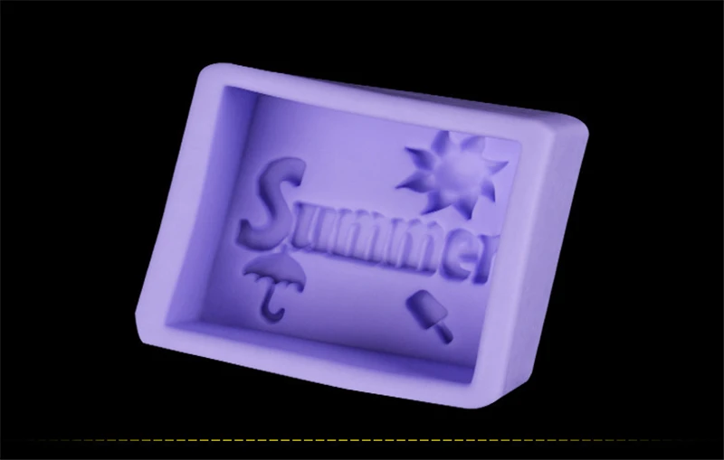 Всесезонная форма для мыла с буквами весна лето осень зима DIY силиконовая ручной