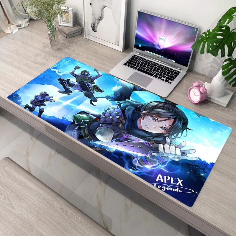 Apex Legends XXL 90x40CM Mouse Pad Gaming Mouse Mat Mause Pad Gamer Mice Keyboards Computer Peripherals Office Deskmat XL 80x30 images - 6