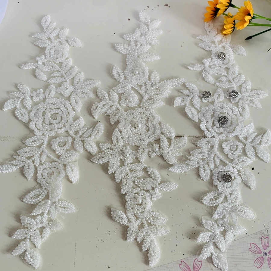 32x1 3 см Стразы нашивка из бисера нанесение цветов Пришивание 1 шт. 2022