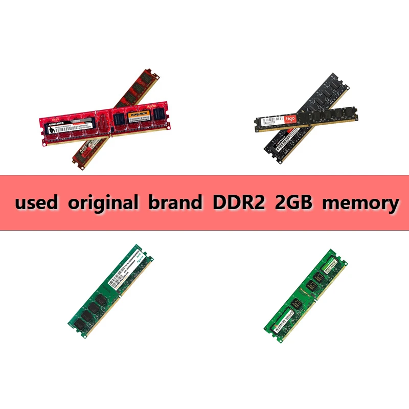 Б/у оригинальная оперативная память DDR2 2 ГБ 800 PC2 6400U МГц DIMM|desktop ram|ddr2 2gb 800ddr2 |