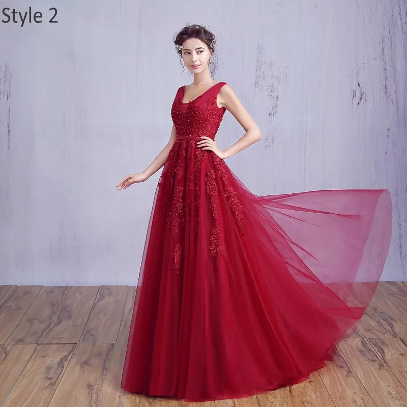 [Clearance Sale] Chiffon Long Evening Dress Formal Dresses Evening Gown Elegant Beaded Boidce with Zipper Back