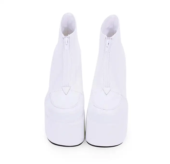 Женские мотоциклетные короткие сапоги mori girl Angelic с принтом в стиле панк Дамская