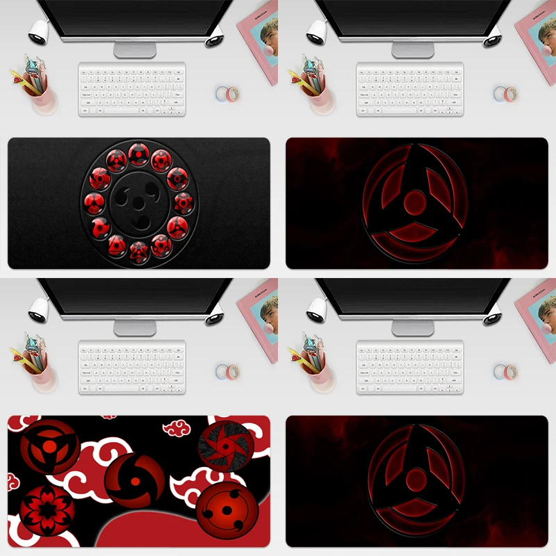 

Japan Anime Large 800x300mm/700x300mm/600x300mm Rubber Mouse Pad Tablet Mousepad With Edge Locking