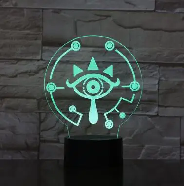 

Triangle Zelda 3D LED Night Light 7/16 Color Changing Lamp Room Decoration Action Figure Toy For Birthday Christmas Gift