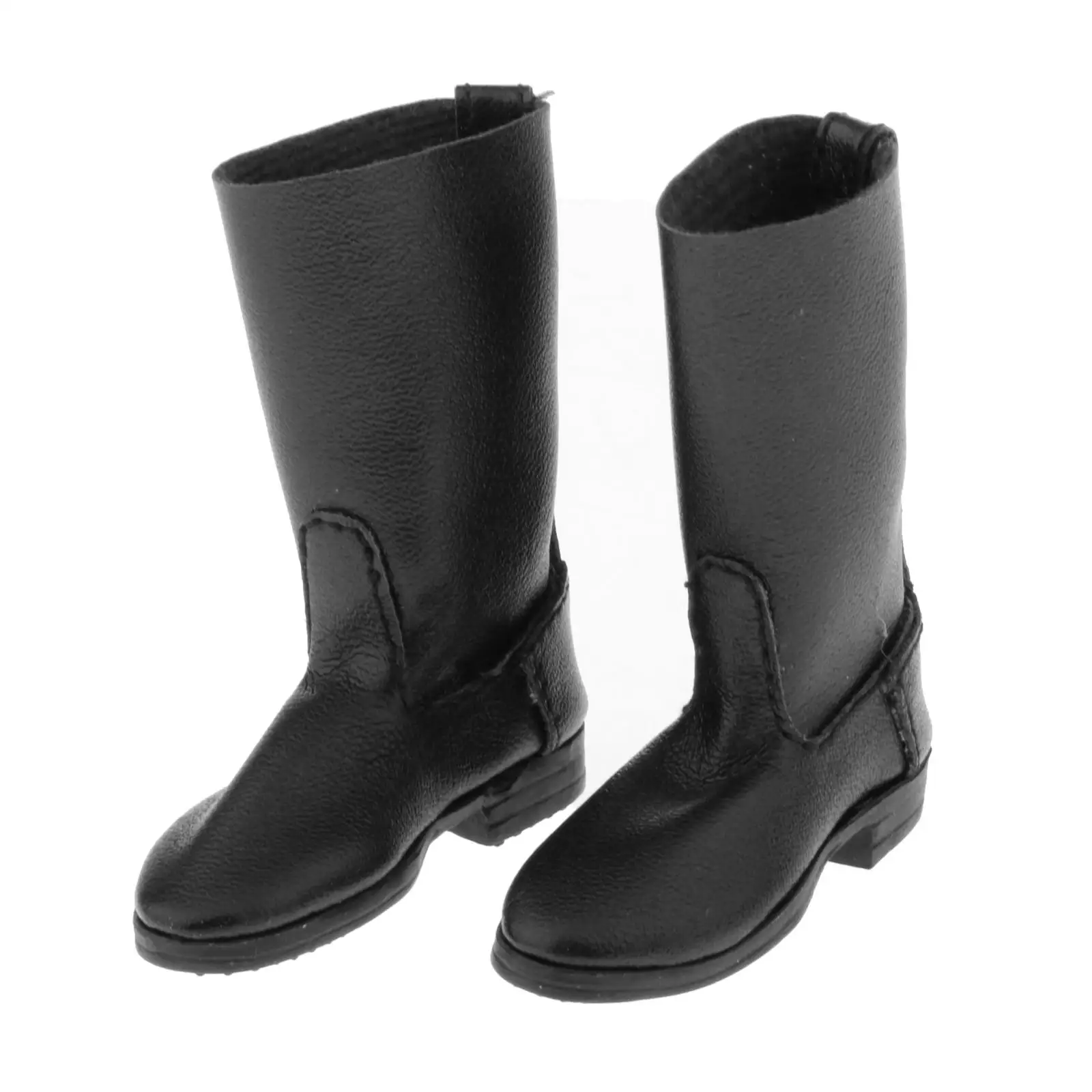 

1/6 Male Handmade PU Leather Boot Shoes for 12inch DID BBI Action Figure Accs