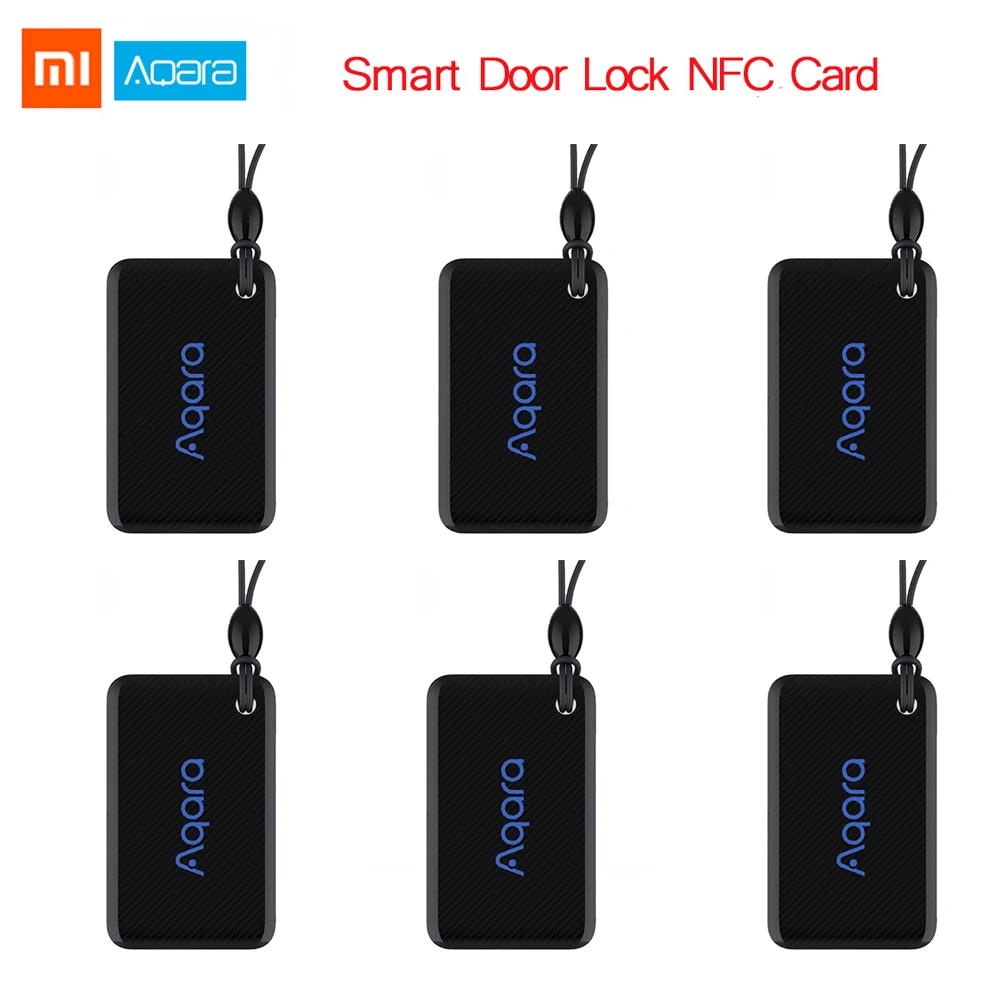 Умный дверной замок Xiaomi Aqara NFC карта поддержка умный N100 N200 P100 управление через