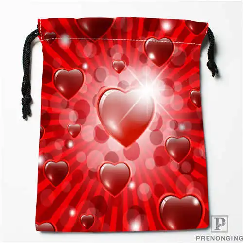 Custom Printing colorful-heart Drawstring Shopping Bags Travel Storage Pouch Swim Hiking Toy Bag Unisex Multi Size19-01-04-35 | Багаж и
