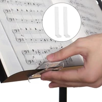 2pcs trendy sheet music stand clip functional sheet music clip fast page turning musical instruments accessories