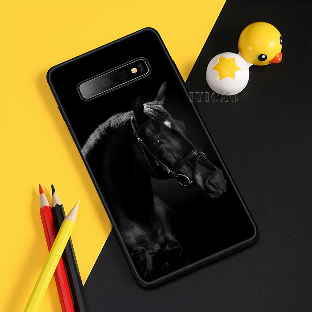 Horse Animal Soft Silicone Case for Samsung Galaxy S20 S10 S9 S8 Plus Lite Ultra S10e S6 S7 Edge Phone |