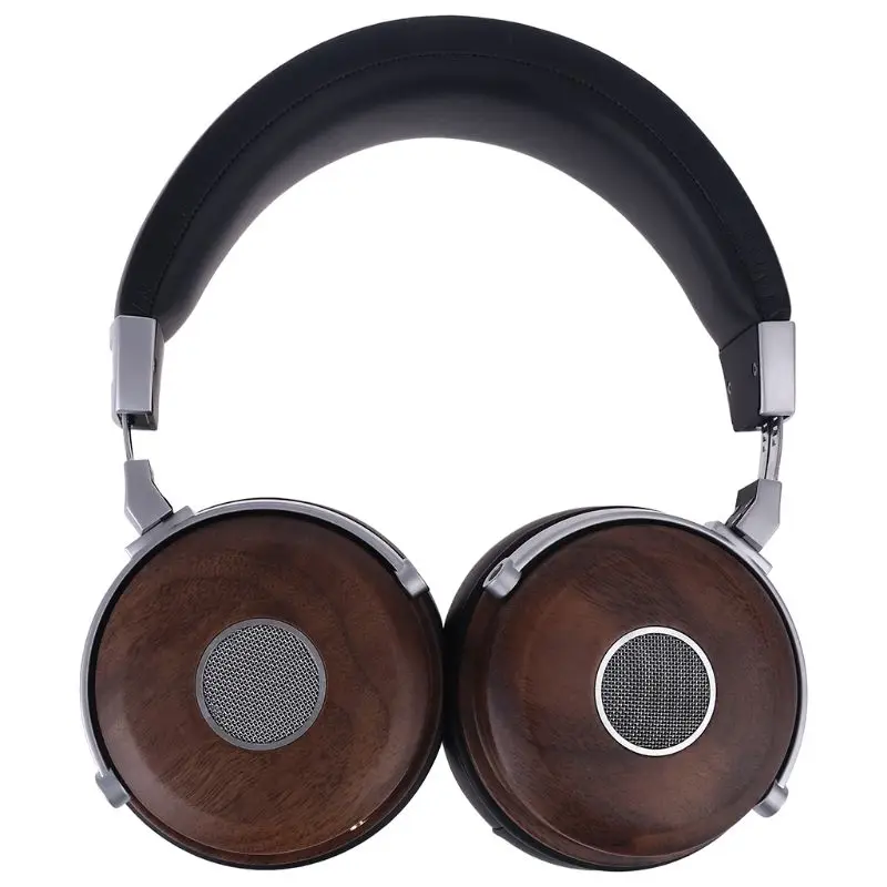 

Foldable 3.5mm Stereo Wooden Over-ear Earphone Headphone Headset for PC Laptop Cellphone Tablet MP3 Computer