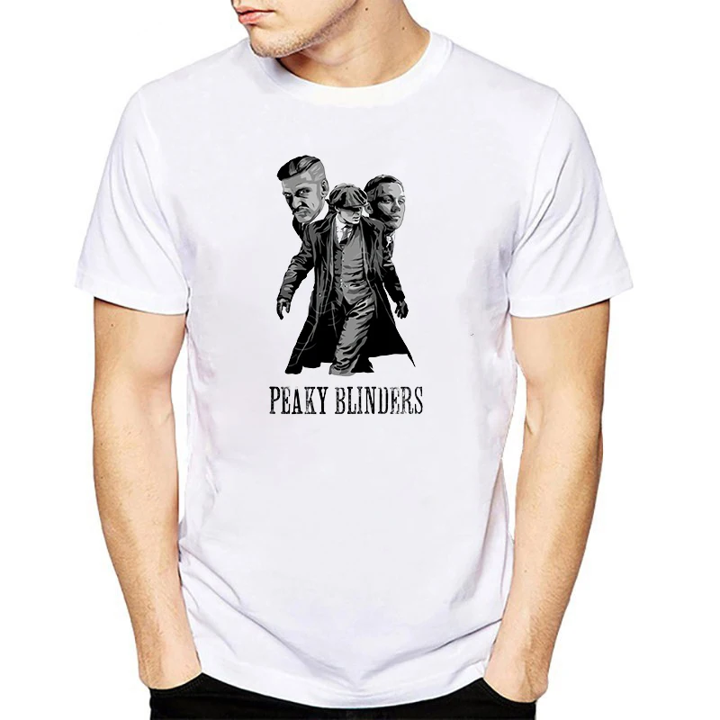 Peaky Blinders Футболка мужская футболка с принтом Шелби модная уличная Мужская в стиле