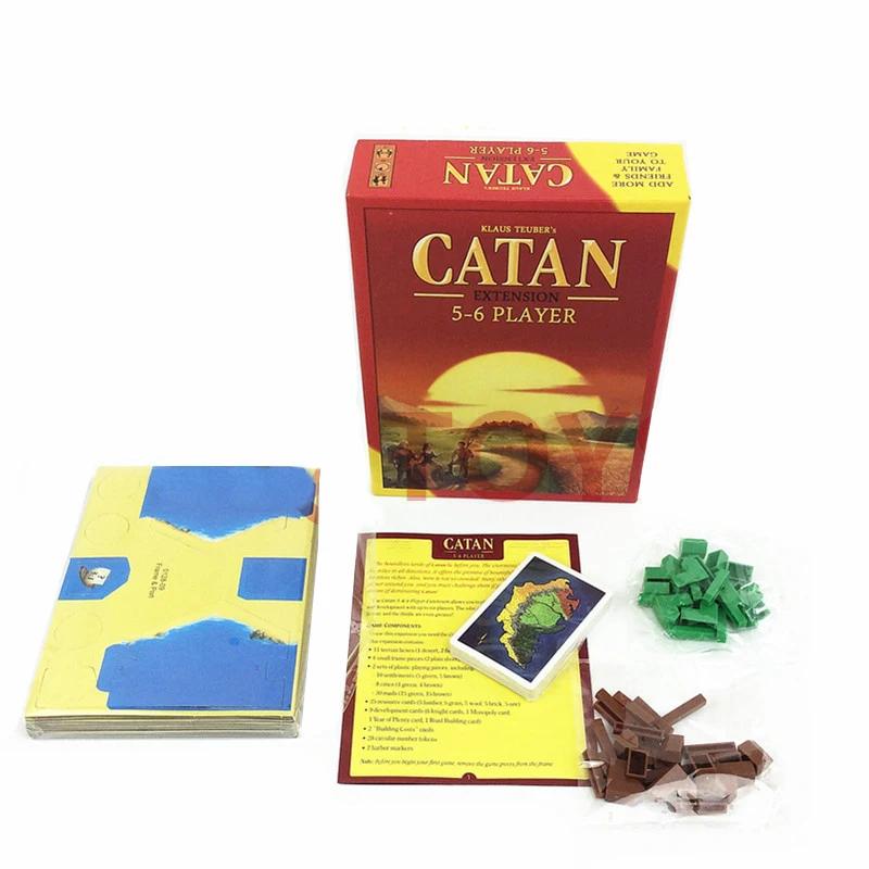 Настольная игра Catan: Trade Build Settle/setters/5-6 плеер, набор для расширения, полный английский, высокое качество, домашние, вечерние, настольные игры