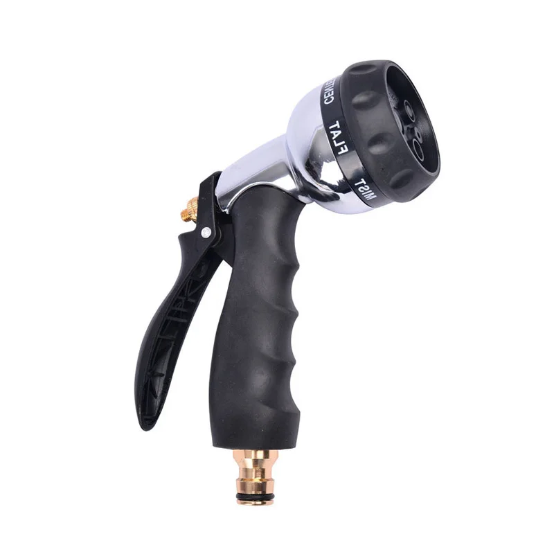 

Новый портативный 8-функциональный Регулируемый наконечник, металлический водяной пистолет высокого давления, инструмент для мойки автомо...