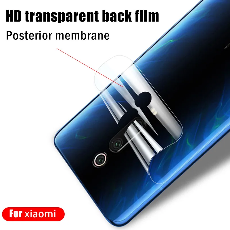25D Передняя и задняя Гидрогелевая пленка для Xiao mi Red mi Note 5 6 7 Pro, Защитная пленка для Xiaomi mi 9T Pro Note 10 9 SE A3 8 Lite