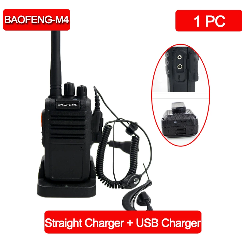 Baofeng BF-M4 оригинальная портативная рация 5 Вт 16CH UHF 400-470MHz профессиональная