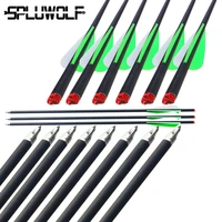 24 pcs 8 8mm crossbow bolts carbon arrow for archery shooting crossbow professional hunting
