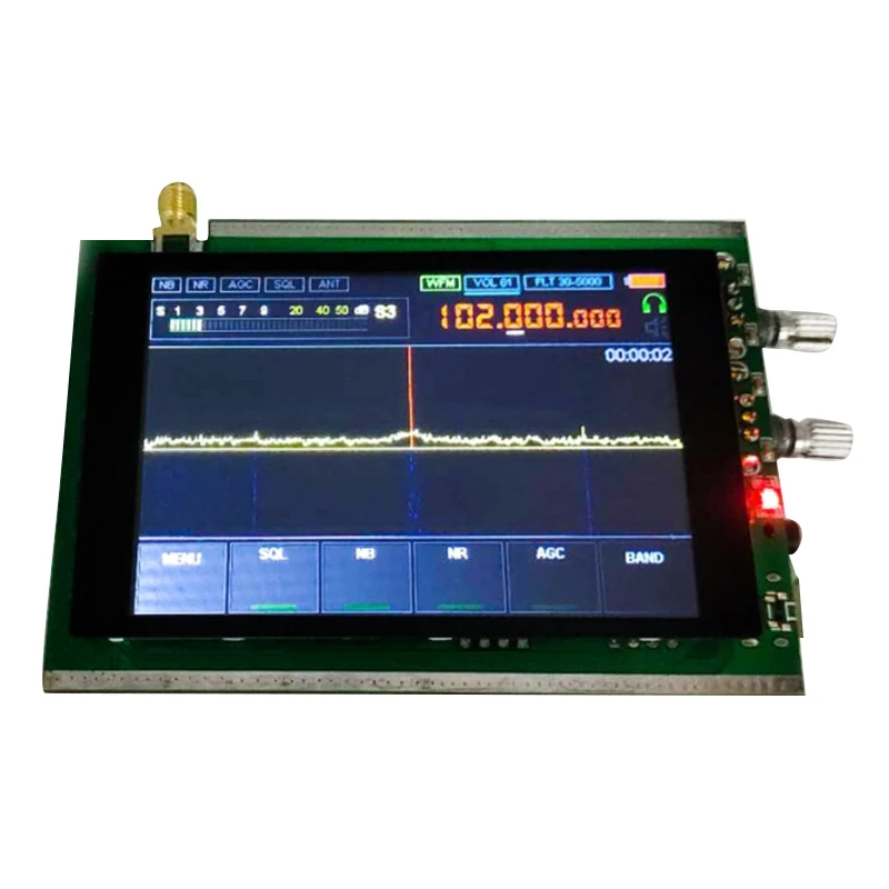 

50KHz-200MHz Malachite SDR Radio Malahit DSP 3.5 Inch Touching Screen SDR HAM Transceiver Receiver STM32H742