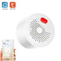 tuya wifi gas detector smart fire alarm sensor for home security automatic alarm app control notice