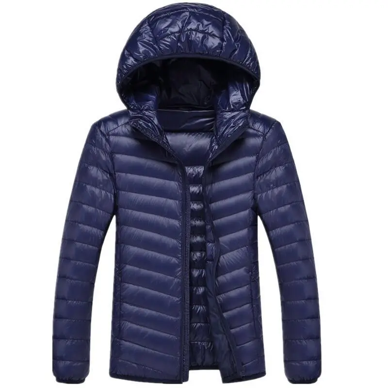 NIGRITY мужская легкая пуховая куртка осень-зима 2019 модная короткая ультратонкая