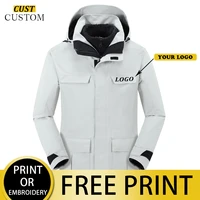 personalized custom jacket hat jacket detachable jacket winter warm men and women fashion jacket windproof