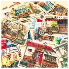 21 шт.компл. наклейка в стиле ретро в японском уличном магазине Conner, рукоделие, скрапбукинг, альбом, журнал, счастливый планировщик, декоративные наклейки s