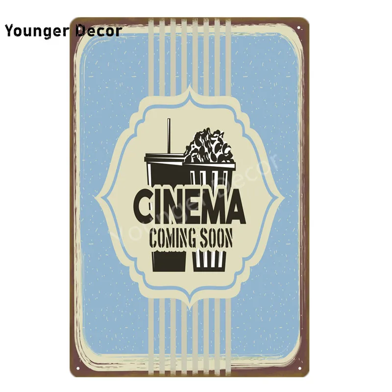 Кинопостер кинофильмы приглашения по фильму металлические жестяные знаки