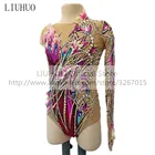 Трико LIUHUO женское, без рукавов, для выступлений, для занятий художественной гимнастикой