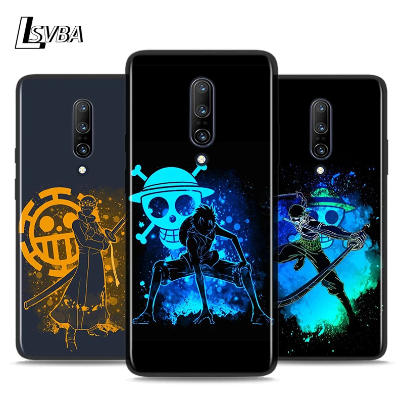 

Black Silicone Cover For OnePlus 8 Pro Shell OnePiece Anime For OnePlus 5T 6 6T 7T 7 Pro Phone Case
