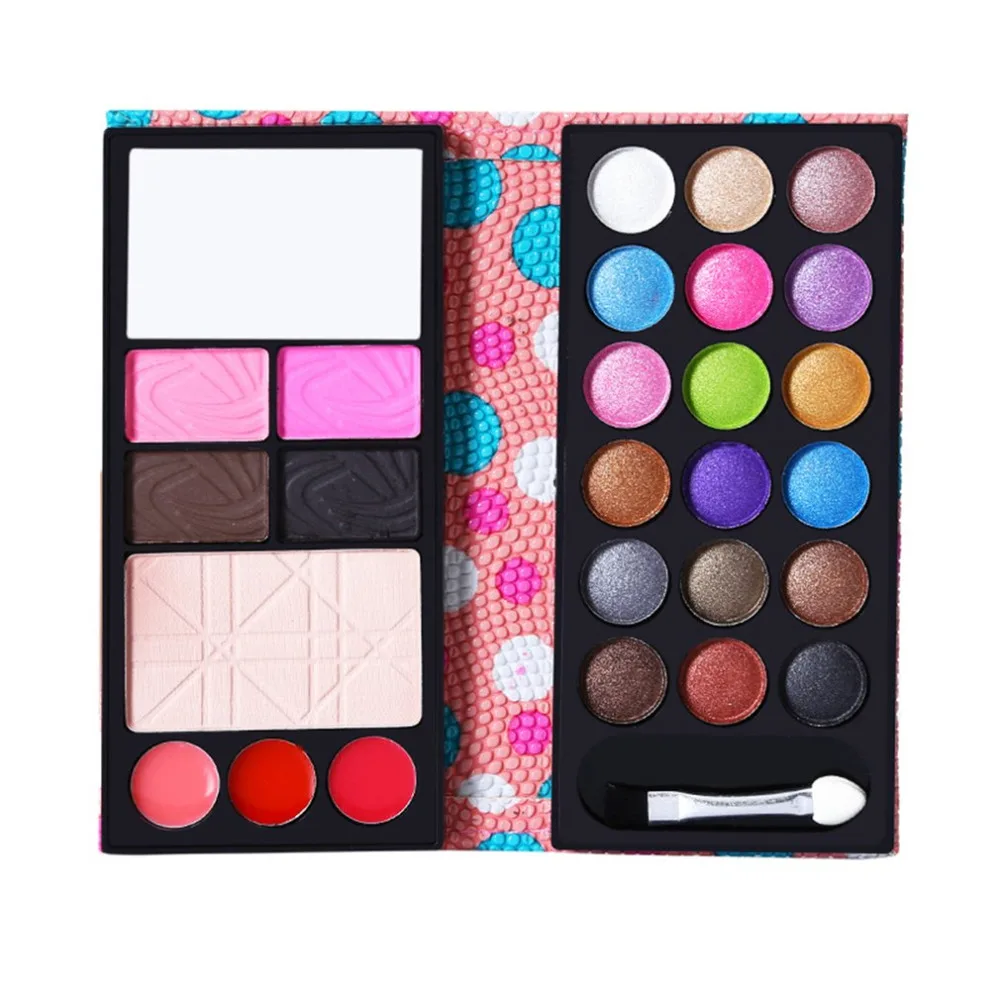 Косметический набор теней для макияжа Стойкий цвет жидкие тени век румяна пудра