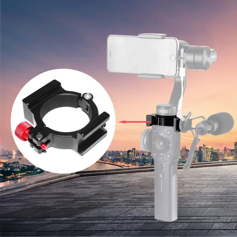Стабилизатор для мобильного телефона Zhiyun Smooth4 заполняющий свет микрофон