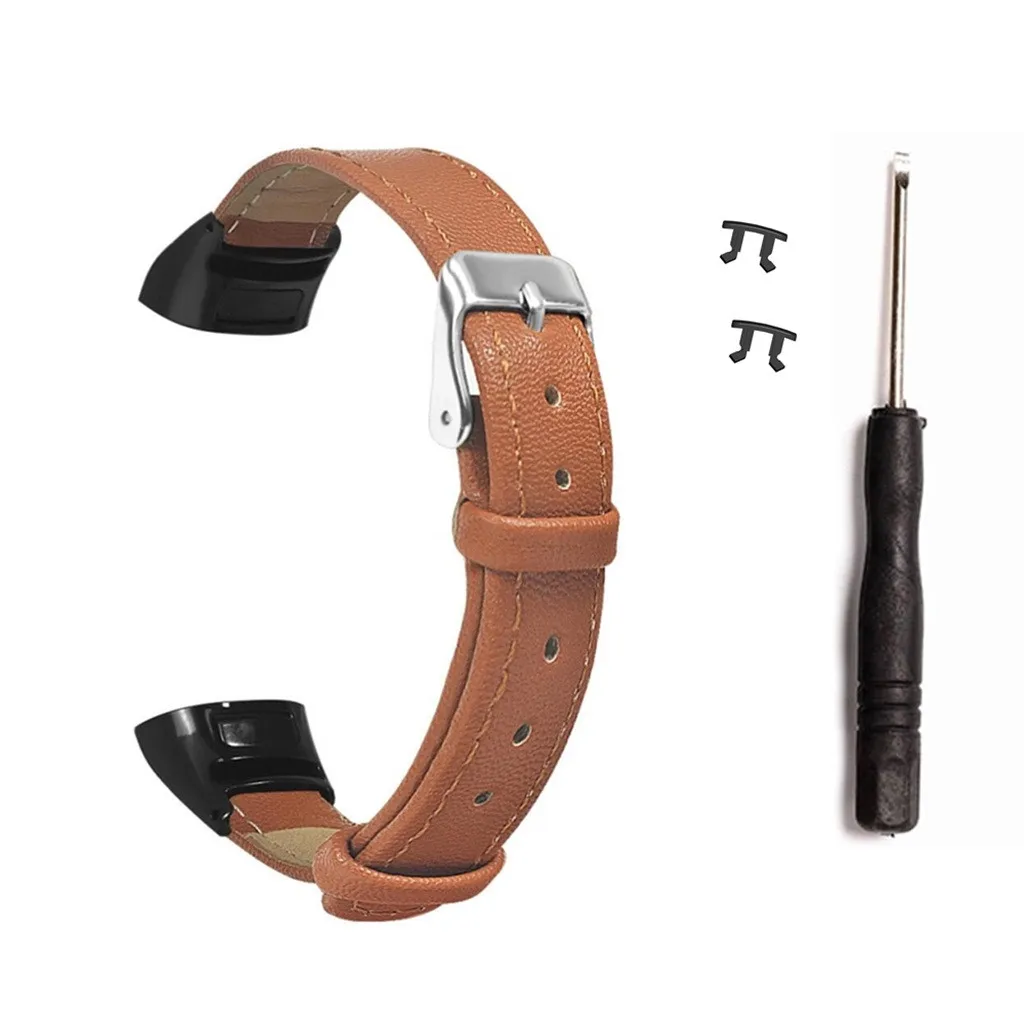Замена волоконно-кожаных часов Ремешок Браслет для huawei Honor Band 5/4 унисекс тонкий ремешок 10 стилей роскошный модный подарок