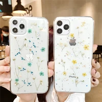 moskado tpu epoxy small floral phone case for iphone 11 pro max x xr xs max 7 8 plus dust proof mobile phone protective shell