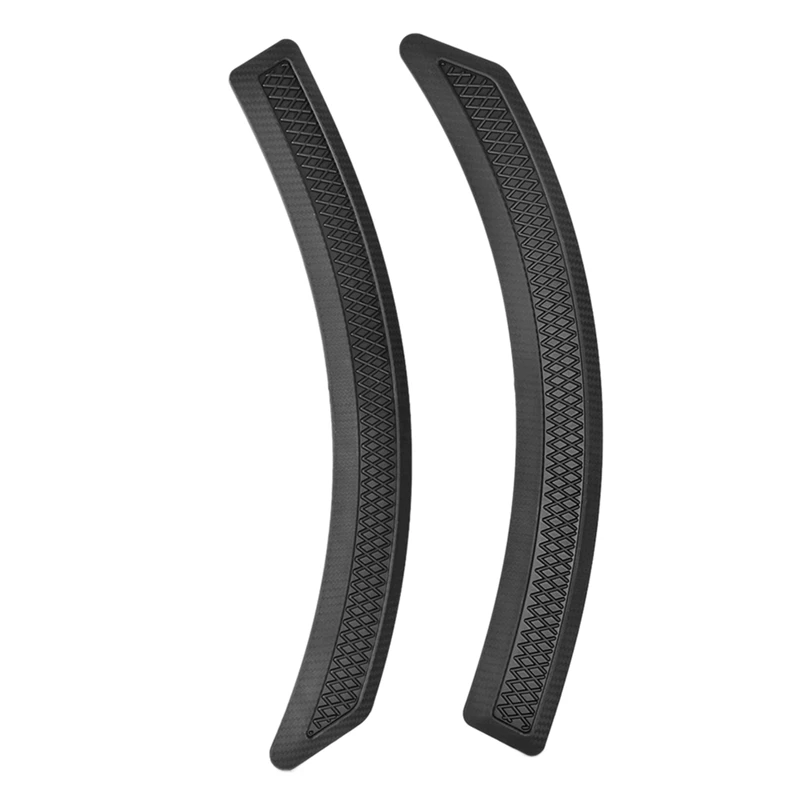 1 пара автомобильных матовых черных боковых крышек обрезная полоса передняя