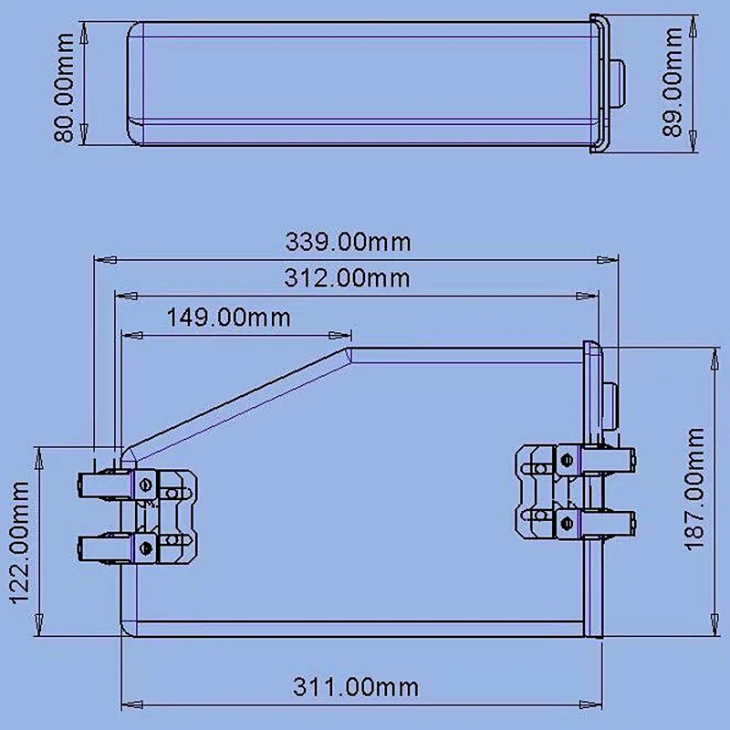 

For BMW F750GS F850GS 2018 2019 Motorcycle Repair Tool Box Decorative waterproof Box for Left Side Bracket fits accesorios moto