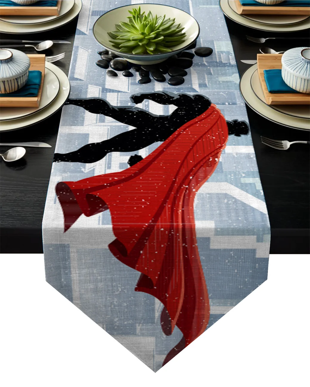 Мужская скатерть с изображением героя для защиты городских столешниц свадьбы