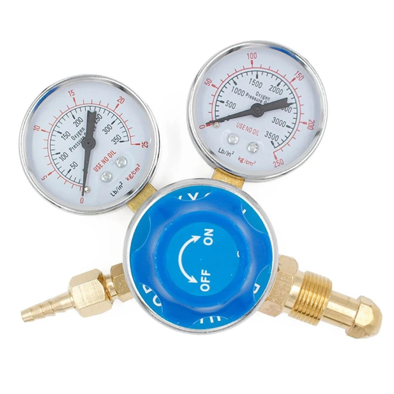 

Oxygen Regulator with Dual Scale Gauges Gas Welding Regulator MIG TIG Tool G5/8 Thread 0-25MPa Accessories Durable M4YD