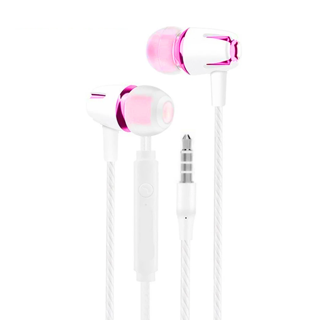 

S320 Stereo Bass Headphone In-Ear 3.5MM Wired Earphones Metal HIFI Earpiece with MIC for Xiaomi Samsung Huawei Phones